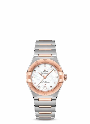Omega Constellation Manhattan 29 Co-Axial Master Chronometer Stainless Steel / Sedna Gold / MOP 131.20.29.20.55.001 (13120292055001)